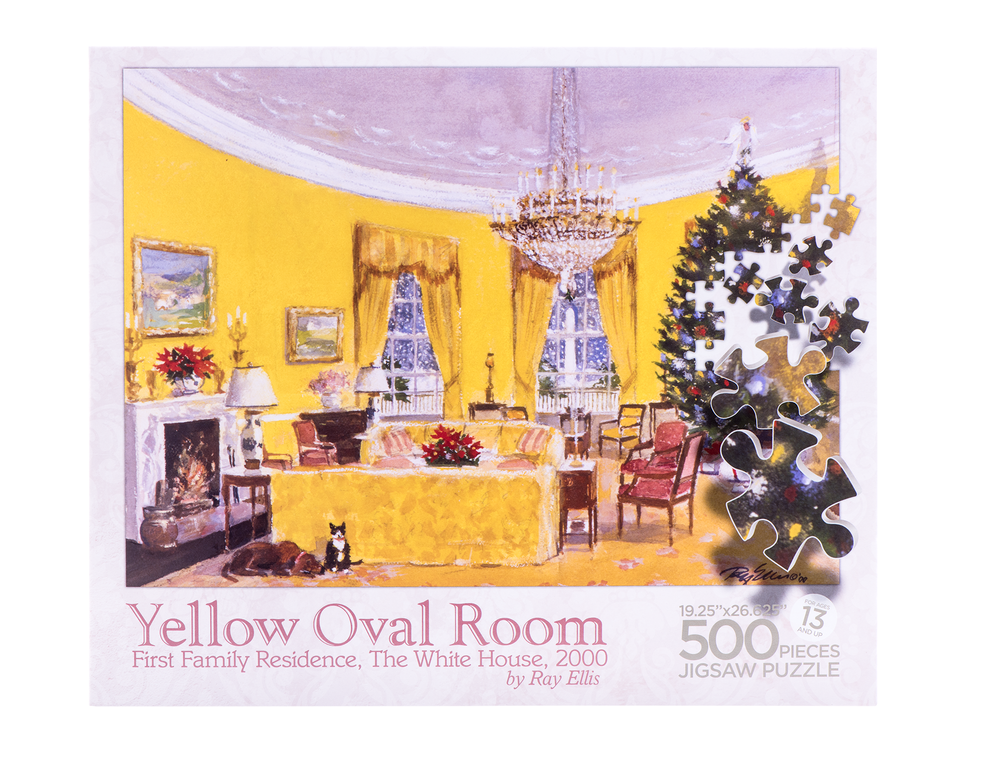 Yellow Oval Room Puzzle-Front of Box