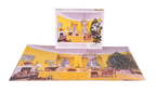 Yellow Oval Room Puzzle-Completed Puzzle with Box